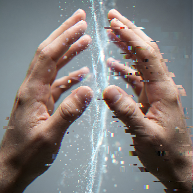 The Algorithm's Touch — post-photographic series in preparation